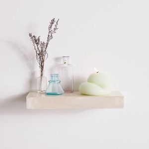 Agnes Pearlescent Floating Wall Shelf